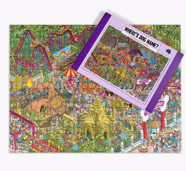 'Yappyland' Jigsaw Puzzle Featuring your {breedFullName}